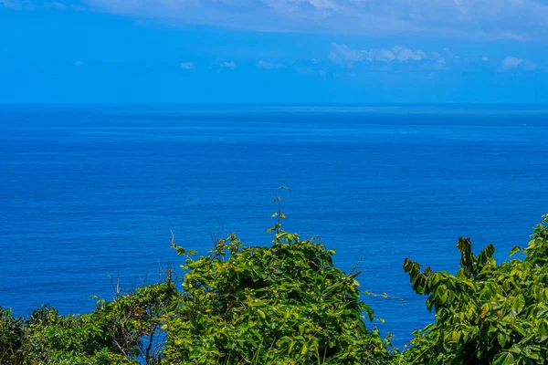 Beautiful Klingking Beach Rock Island Nusa Penida Island Bali Indonesia — стокове фото