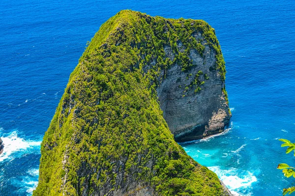 Красивый Пляж Клингкинг Скалы Острове Нуса Пенида Недалеко Острова Бали — стоковое фото