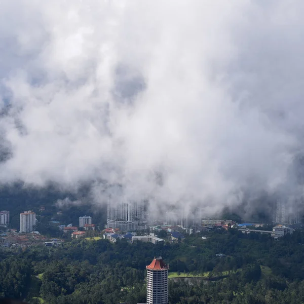 Vista Del Cielo Templo Las Cuevas Chin Swee Teleférico Carretera —  Fotos de Stock