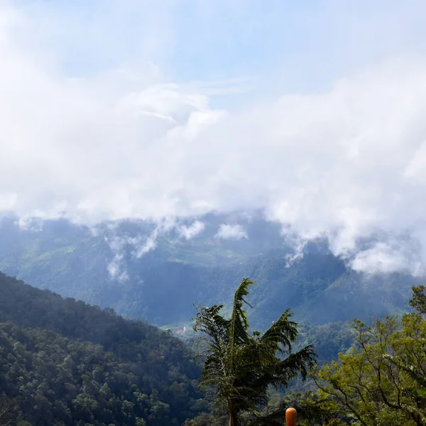 Sky View Chin Swee Caves Temple Skyway Cable Car Genting — Fotografia de Stock