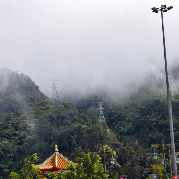 Vista Del Cielo Templo Las Cuevas Chin Swee Teleférico Carretera —  Fotos de Stock