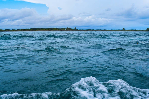 Schnellboot Auf Dem Weg Vom Bali Sanur Strand Nach Nusa — Stockfoto