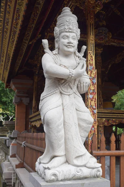 Zastřelen Uvnitř Slavného Balijského Chrámu Titra Empul Poblíž Ubud Hinduistické — Stock fotografie