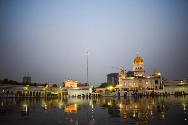 Gurdwara Bangla Sahib Più Importante Sikh Gurdwara Gurudwara Gurudwara Bangla — Foto Stock