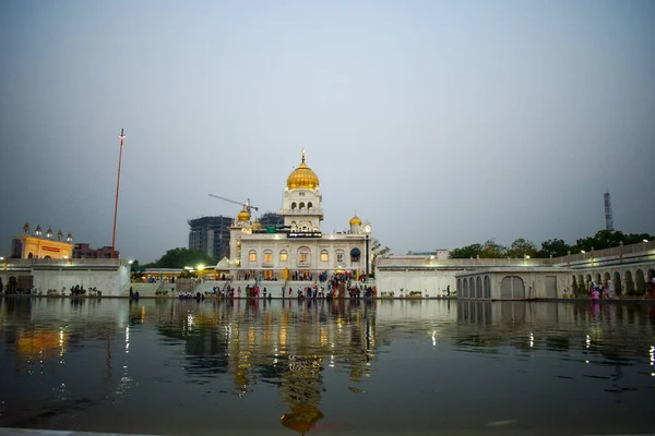 Gurdwara Bangla Sahib Gurdwara Sij Más Prominente Gurudwara Gurudwara Bangla —  Fotos de Stock