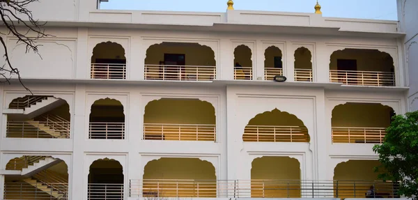 Gurdwara Bangla Sahib Den Mest Fremtrædende Sikh Gurdwara Gurudwara Gurudwara - Stock-foto