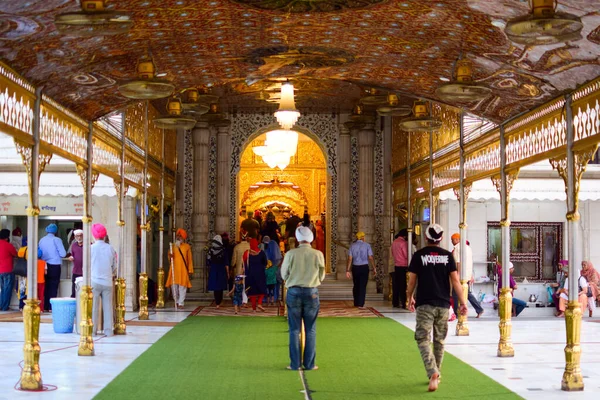 Gurdwara Bangla Sahib Gurdwara Sikh Mais Proeminente Gurudwara Gurudwara Bangla — Fotografia de Stock