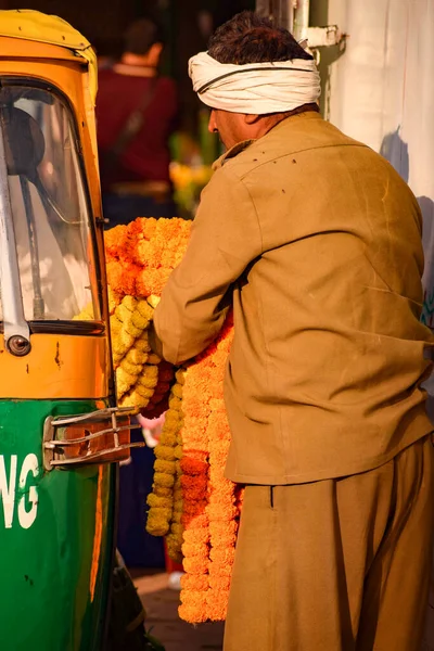 Neu Delhi Indien November 2019 Ghazipur Phool Mandi Blütenmarktsituation Morgen — Stockfoto