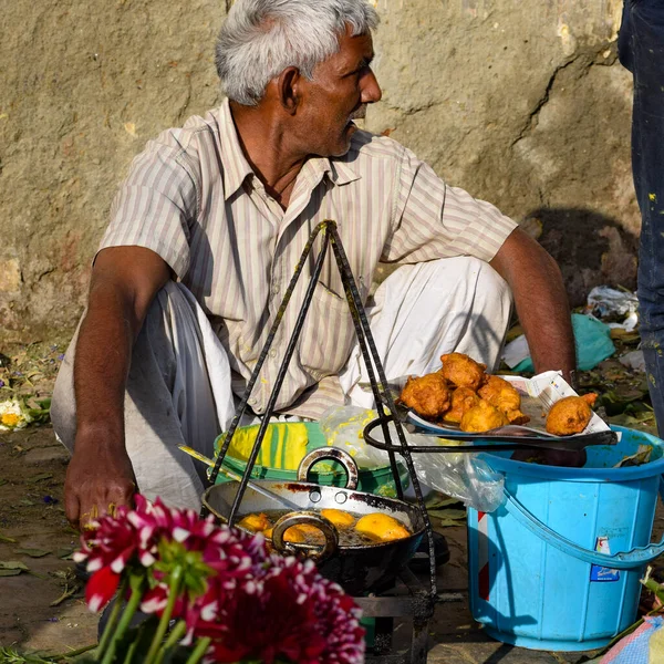 New Delhi Inde Novembre 2019 Ghazipur Phool Mandi Situation Marché — Photo