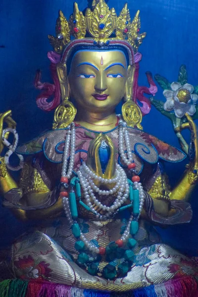 Buddhistický Chrám Nachází Uvnitř Majnu Tilla Kolonie Známé Také Jako — Stock fotografie