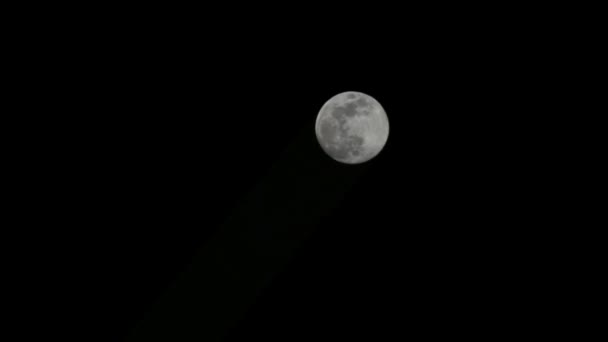 Moon Timelapse Stock Time Lapse Luna Piena Sorgere Nel Cielo — Video Stock