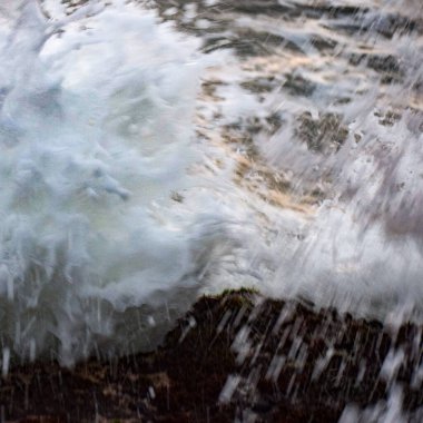Akşamları Tanha Lot, Bali Endonezya, Güzel Tanha Sahil Manzarası Bali