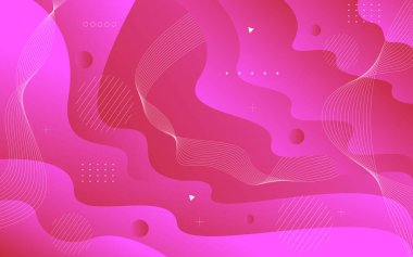 soyut renkli gradyan geometrik dalgalı sıvı arkaplan. vektör 10