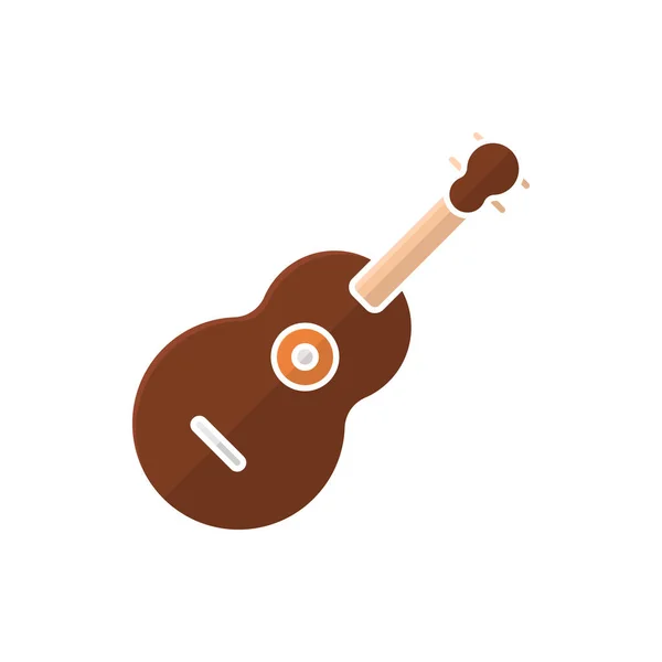 ギターアイコンベクトルイラスト ウェブサイトのデザインに適した — ストックベクタ