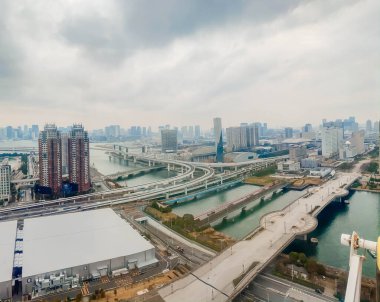 Japonya, Tokyo Mart 2020 Şehir binaları manzaralı