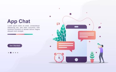 Uygulama Sohbeti 'nin gradyan efekt biçimi indirme şablonu