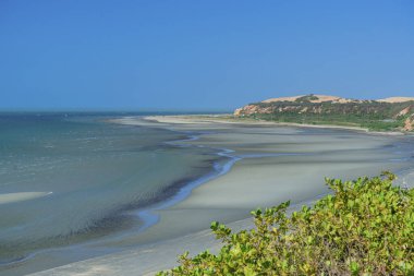Ponta Grossa Sahili, Icapui, Ceara, Brezilya 5 Eylül 2018