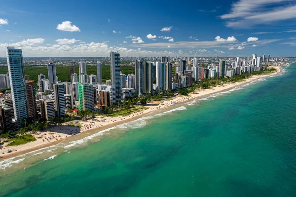 Boa Viagem Beach Recife Pernambuco Brasil Pada Maret 2014 Pantai — Stok Foto