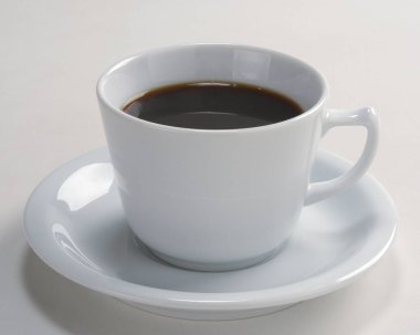 Kahveli beyaz fincan.