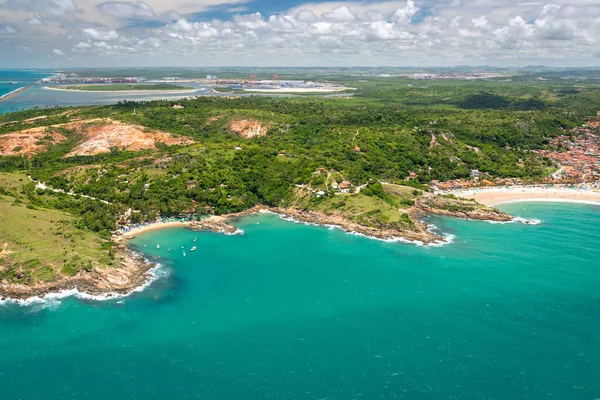 Pantai Calhetas Dekat Recife Pernambuco Brasil Pada Maret 2014 Pandangan — Stok Foto