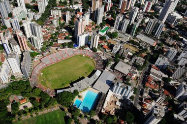 Futbol stadyumu ve Santa Cruz Futebol Clube 'un resmi genel merkezi, Jose do Rego Maciel, ayrıca Arruda veya Arrudao, Recife, Pernambuco, Brezilya olarak da bilinir. Hava görünümü