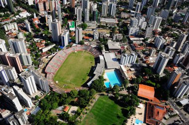 Futbol stadyumu ve Santa Cruz Futebol Clube 'un resmi genel merkezi, Jose do Rego Maciel, ayrıca Arruda veya Arrudao, Recife, Pernambuco, Brezilya olarak da bilinir. Hava görünümü