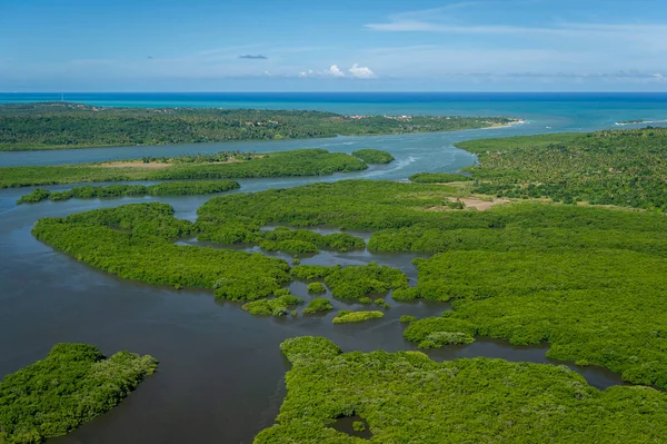 Canal Santa Cruz Selatan Pulau Itamaraca Dekat Recife Pernambuco Brasil — Stok Foto