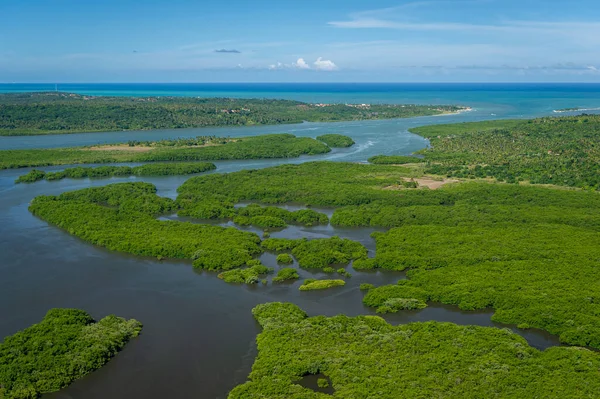 Canal Santa Cruz Sud Île Itamaraca Près Recife Pernambuco Brésil — Photo