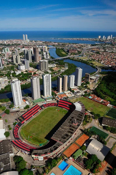 Soccer Stadium Official Headquarters Santa Cruz Futebol Clube Jose Rego — Stock Photo, Image