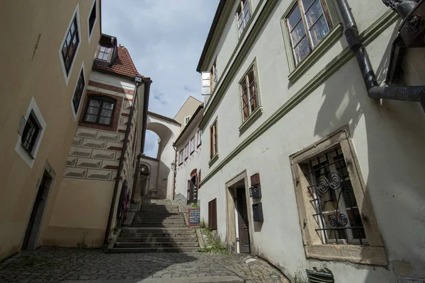 Çek Cumhuriyeti Cesky Krumlov Yağmurlu Bir Gün — Stok fotoğraf