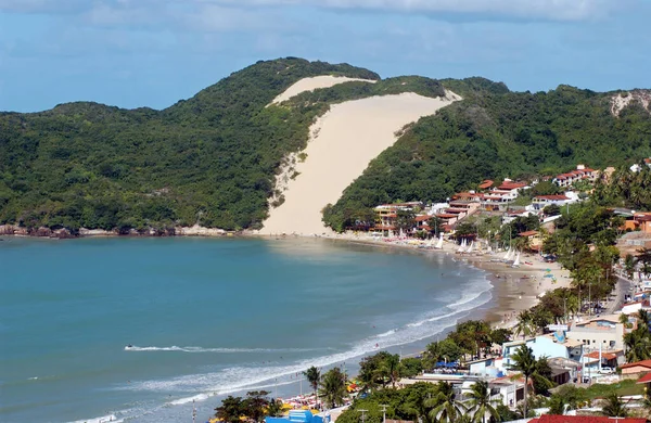 Ponta Negra beach and Morro do Careca, Natal, Rio Grande do Norte on August 14, 2003