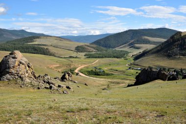 Buryat Transbaikalia 'daki Suvo Köyü Mahallesi.