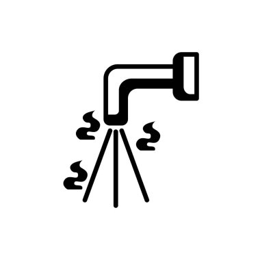 Soğuk ısırması ilk yardım simgesi beyaz arka planda izole edildi. Sıcak suyla çeşme. Web tasarımı için vektör illüstrasyonu.