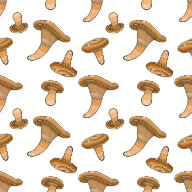 Koyu renk mantar deseni