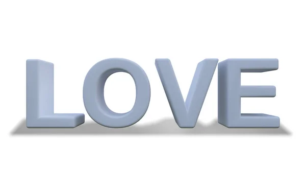3d rendering image of " LOVE " word — Stock Photo, Image
