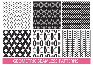 Soyut konsept vektör monokrom geometrik desen. Yaratıcı çizim şablonu. Kusursuz stil dokusu. Duvar kağıdı, yüzey, web tasarımı, tekstil, dekor için. Siyah ve beyaz arkaplan.