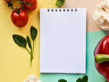 Bu boş nota, kendi metninizi ekleyebilirsiniz, örneğin, yemeğiniz için malzemeleri yazabilirsiniz.