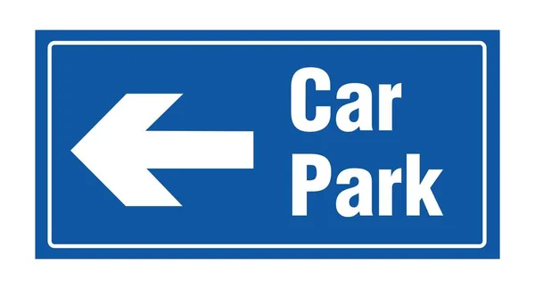 Parken Sie Ihr Auto Parkschild — Stockvektor