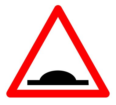 Yol tümseği öndeki taşıma işareti