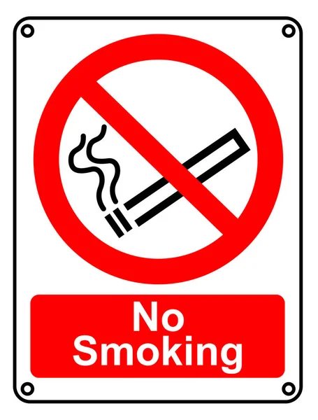 Zákaz Kouření Nekouří Znamení Vektoru — Stockový vektor