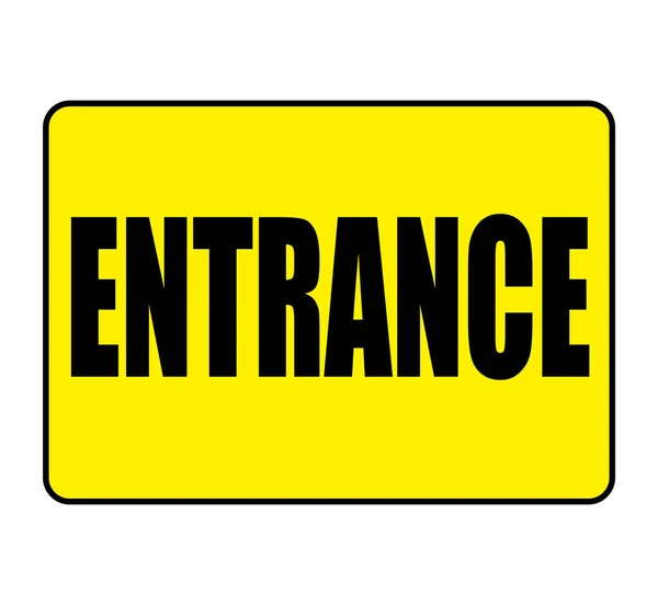 Entrance Parking Building Board Sign — Stock Vector