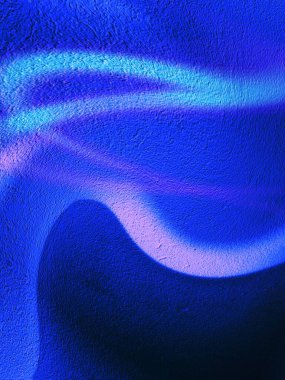 Açık mavi tonlar modern soyut fütüristik sanat şekilleri ve tasarımları gibi basit dalga biçimi olarak tasarlanmıştır. 