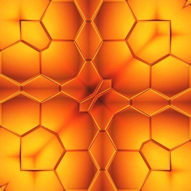 çimdik ve çarpıtma teknikleri tekrar uygulanır ilk altıgen mozaik şablon kare biçimine dönüştürülür