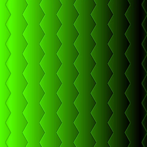 緑から黒へのグラデーションは直線的な六角形のパターンやデザインに変化し — ストック写真