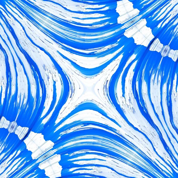 Helles Blau Und Saubere Weiße Farbe Tropfen Fließende Vertikale Linien — Stockfoto