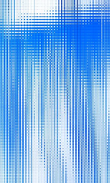 Bright Blue Clean White Paint Drip Flowing Vertical Lines Transformed — Stock Photo, Image