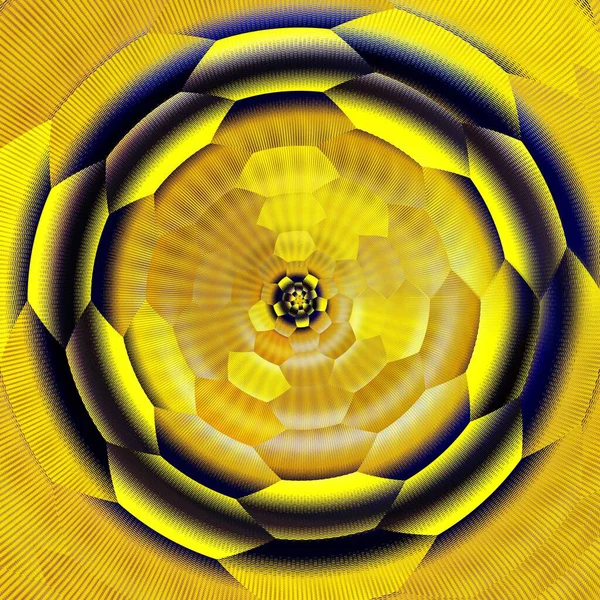 Leuchtend Gelbes Pvc Kunststoffrohr Mit Schwarzem Hintergrund Verwandelt Sich Eine — Stockfoto