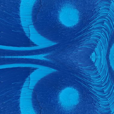 Mavi geometrik şekillerin gölgeleri desenler ve tasarımlar