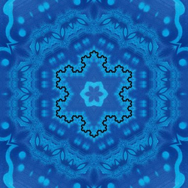 Mavi kare biçiminin gölgeleri geometrik şekiller ve tasarımlar