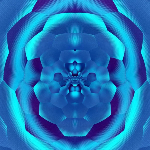 Sfumature Blu Disco Effetto Luce Strutturato Forme Geometriche Modelli Disegni — Foto Stock